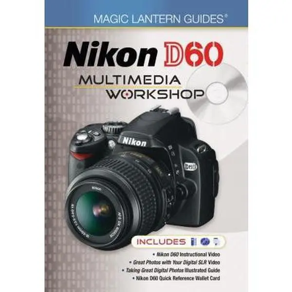 USED Book - Nikon D60 Multimedia Workshop (Magic Lantern Guides) by Lark Books (Hardcover) - english