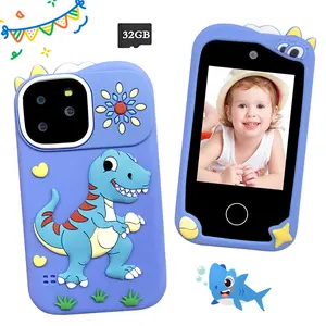 2.8-Inch Children's Smartphone Toy, Suitable for Boys and Girls Aged 3-12, Educational Interactive Games, Learning Software, Children's Toys, Surprise Gifts, Christmas Gifts, Birthday Gifts, Educational Learning Toys (Including 32GB Card)