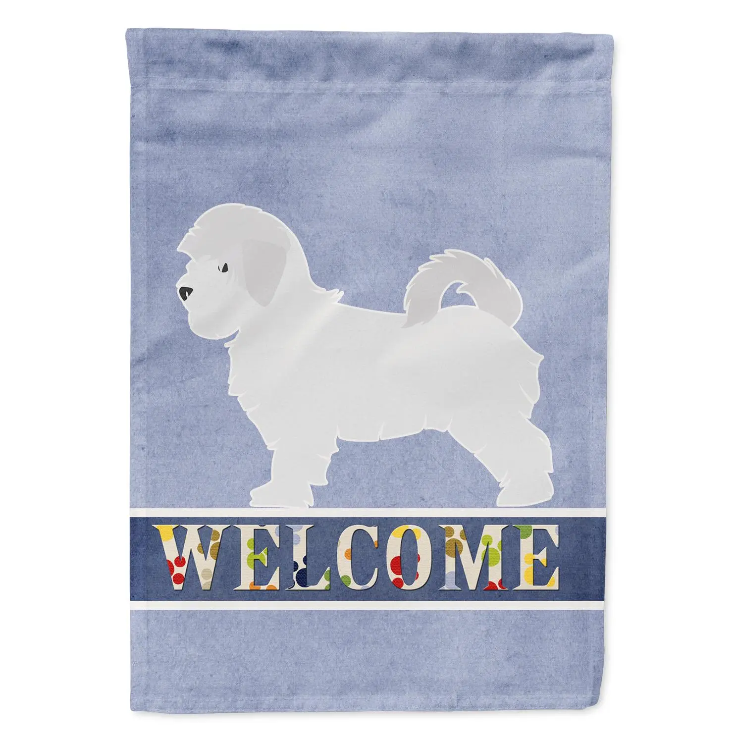 Maltese Welcome Garden Flag Mailbox Decorative Yard Banner Outside Patio Artwork for Flower Beds, Garden Size, Multicolor