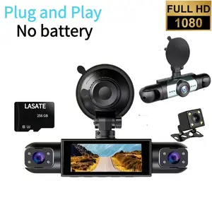 4 Channel  Car Dash Cam,  Plug and Play（No battery）1080P Car DVR ，3.16 Inch， Car DVR Hd Screen Front Rear Left And Right dashcam tiktokshopspringglowup
