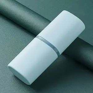 Compact Travel Toothbrush Toothpaste Storage Set, Spill-Proof Mouthwash Cup, Plastic Toothbrush Box, Ideal for Business Trips, Camping, Dorms