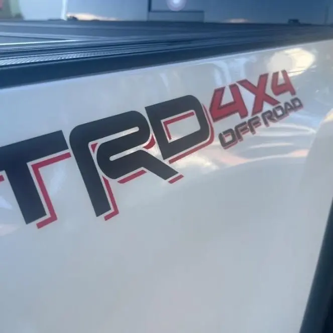 TRD4x4 Off Road Decals Pair Sticker Truck Bedside Vinyl for Off Road Vehicles