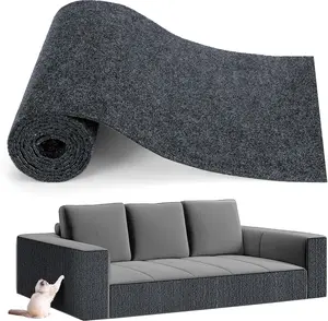 4 Pcs Cat Scratch Furniture Protector Pad - Durable Sticky Scratch Wall Mat,Couch Corner Protector with Self-Adhesive Backing, for Sofa, Couch, Wall, Cat Tree, and DIY Climbing Cat Scratcher