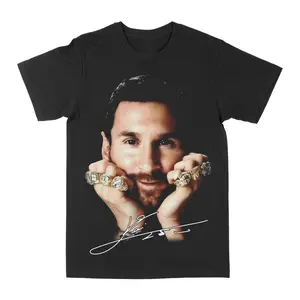 Lionel Messi "Big Face" Graphic Tee, Unisex Cotton Shirt, Best Gift For Women And Men
