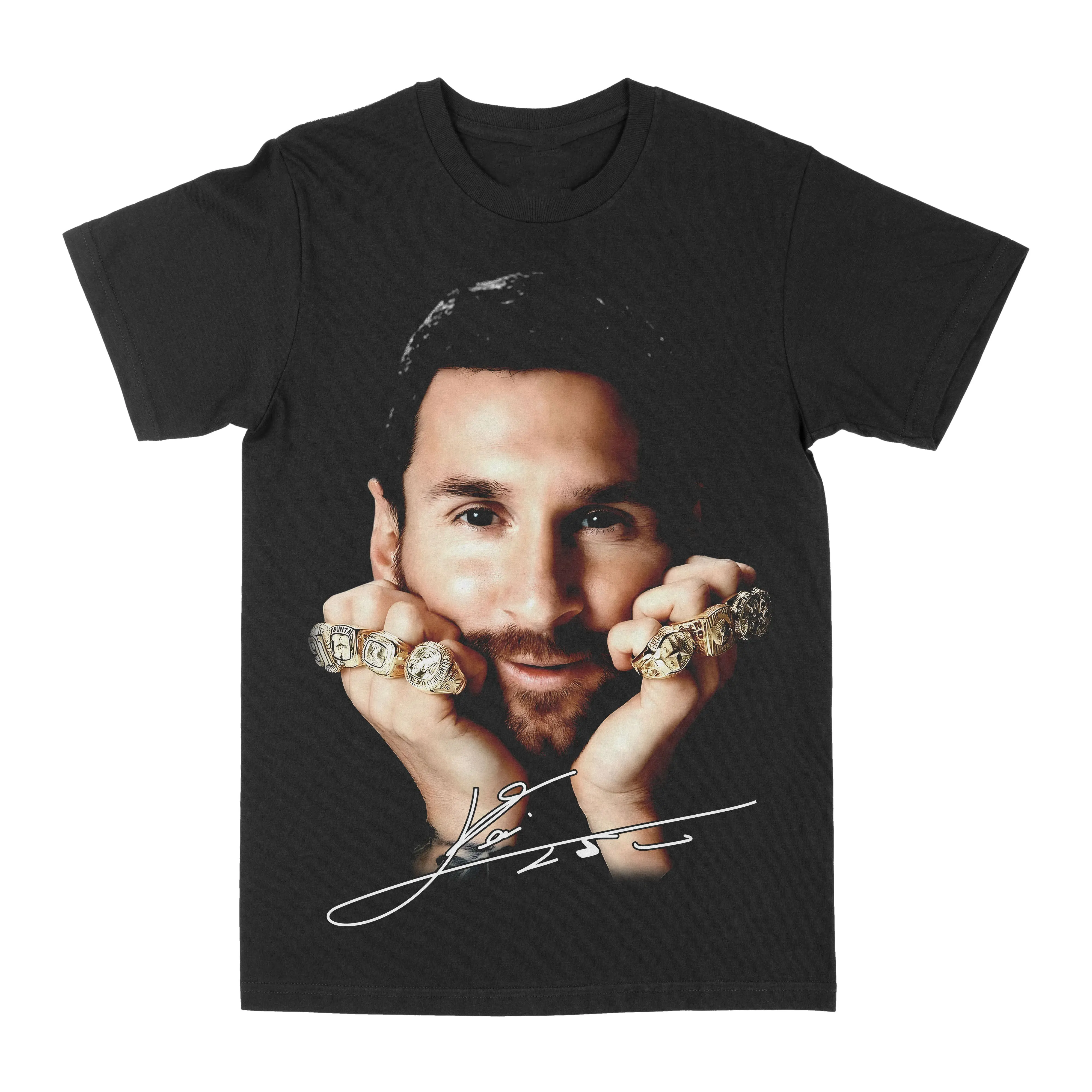 Lionel Messi "Big Face" Graphic Tee, Unisex Cotton Shirt, Best Gift For Women And Men