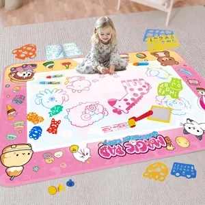 Cartoon Pattern Water Painting Mat, Creative DIY Painting Supplies, Reusable Water Painting Mat, DIY Painting Toy for Girls, Water Doodle Mat