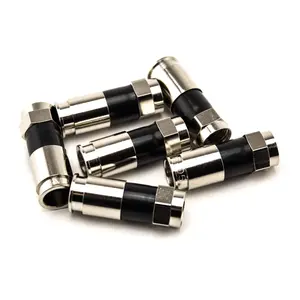 Lot of 1000 Ridgeloc 360 Universal (PV6UE-05) F-Type Compression Connectors RG6