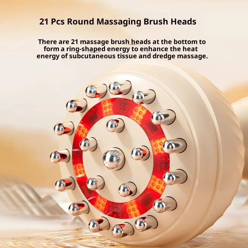 Electric Full-Body Smart Acupuncture Massage Comb, 9-Level High-Frequency Vibration with Comfortable Round Head, Portable Pain-Relief Therapy Massager and Gift Idea - TikTok Shop Electric Full-Body Smart Acupuncture Massage Comb, 9-Level High-Frequency Vibration with Comfortable Round Head, Portable Pain-Relief Therapy Massager and Gift Idea - TikTok Shop