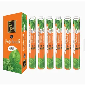 Zed Black patchouli premium incense sticks.6 box of 20 sticks = 120 sticks  made in India Aroma Scented Fragrance