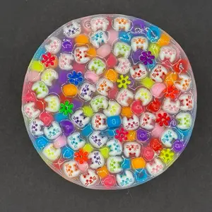 Kitty Frenzy Silicone Picky Pad Fidget Toy - Skin Picking Tool for Stress Relief and Relaxation, ADHD & Anxiety Fidget, Skin Picking Tool for Relaxation Colorful Beaded