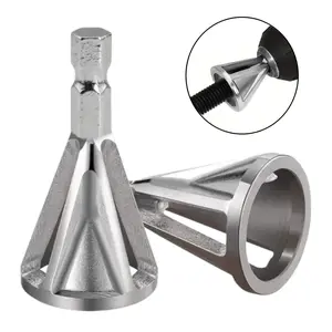 Multi-Function Metal Chamfering & Deburring Tool for Electric Drills, Edge Trimming Scraper, Compact Deburring Cutter, Metal Grinding & Edge Finishing Tool for Metalworking and DIY Repairs