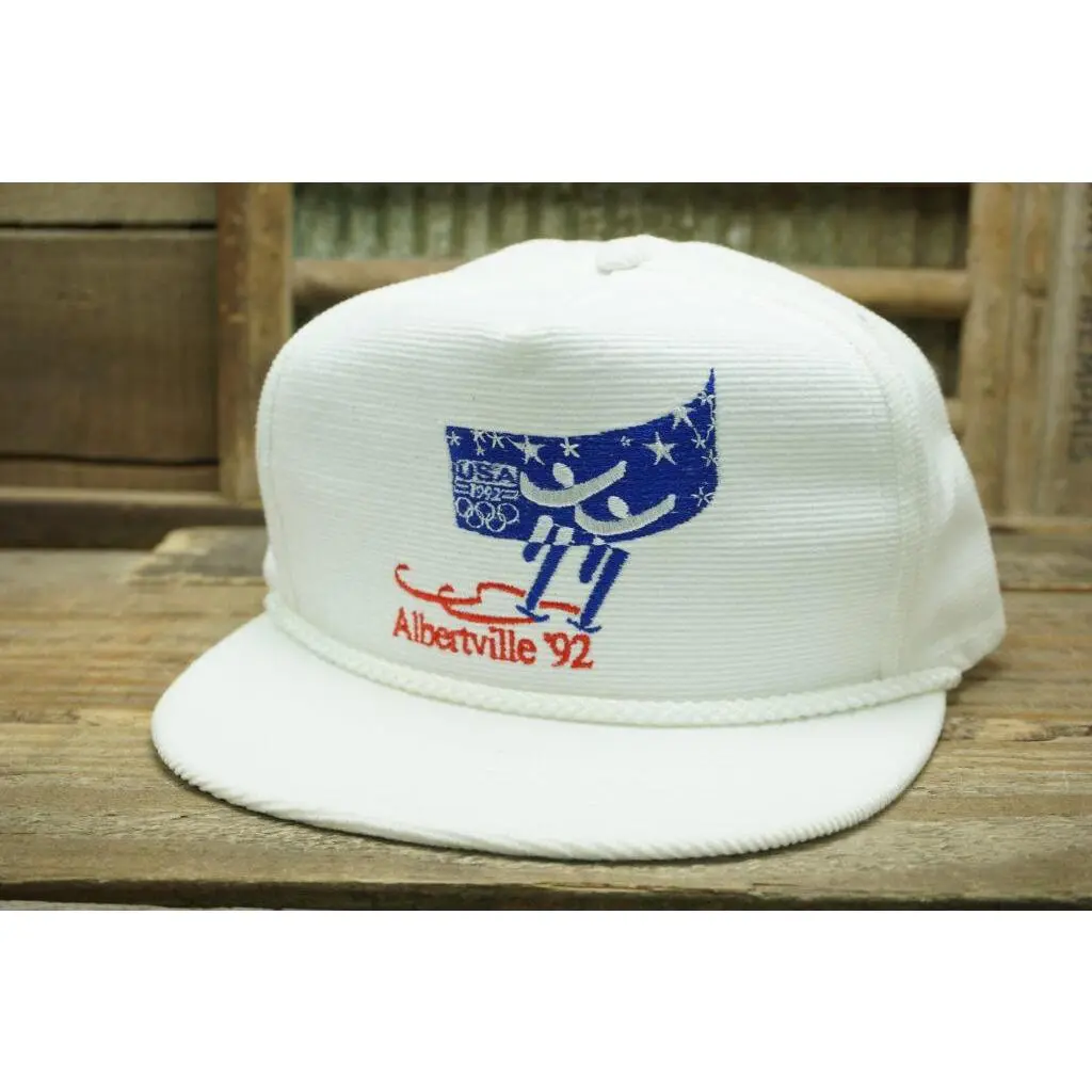 1992 USA Winter Olympics Albertville Hat Vintage Hat