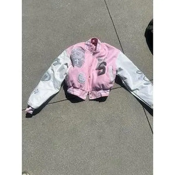 Customized Women's Christian Varsity Jacket – 100% Wool & Leather