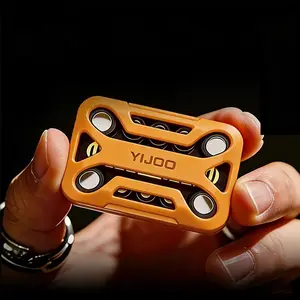 Edc Stress Relief Toy, Unisex Metal Push Card, Desk Relaxation Game, No Battery Required, Perfect for Anxiety Relief & Fun Play, Stress Relief Fidget