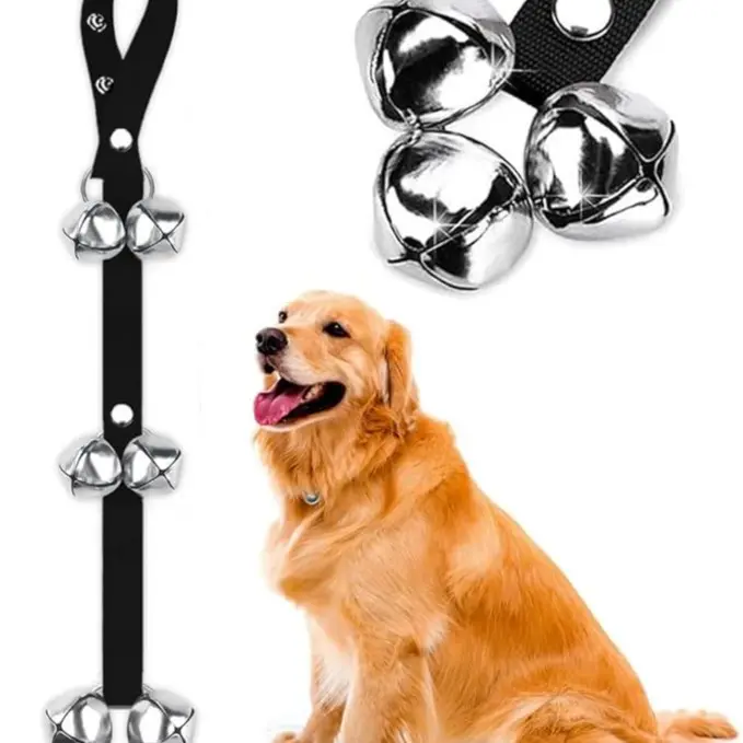 Dog Training Doorbells with 7 Extra-Large, Adjustable Loud Bells for Potty Training (Pet Supplies Accessory)