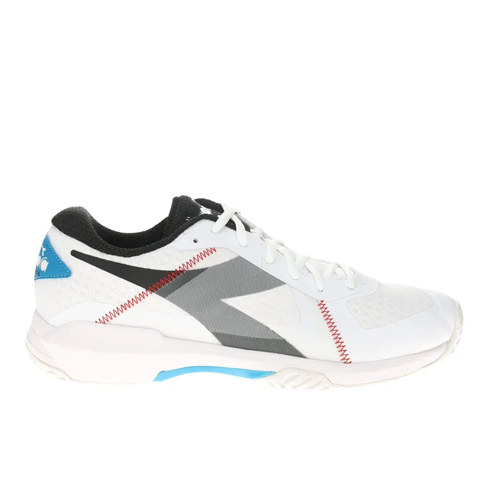 diadora Mens Trofeo Ag Pickleball Pickleball Sneakers Shoes - White
