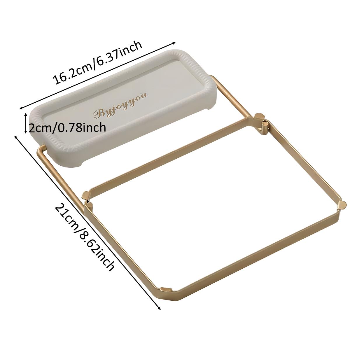 White Foldable Kitchen Sink Filter Basket, Rotatable Drain Strainer with 100 Disposable Mesh Bags, Food Catcher Gadget