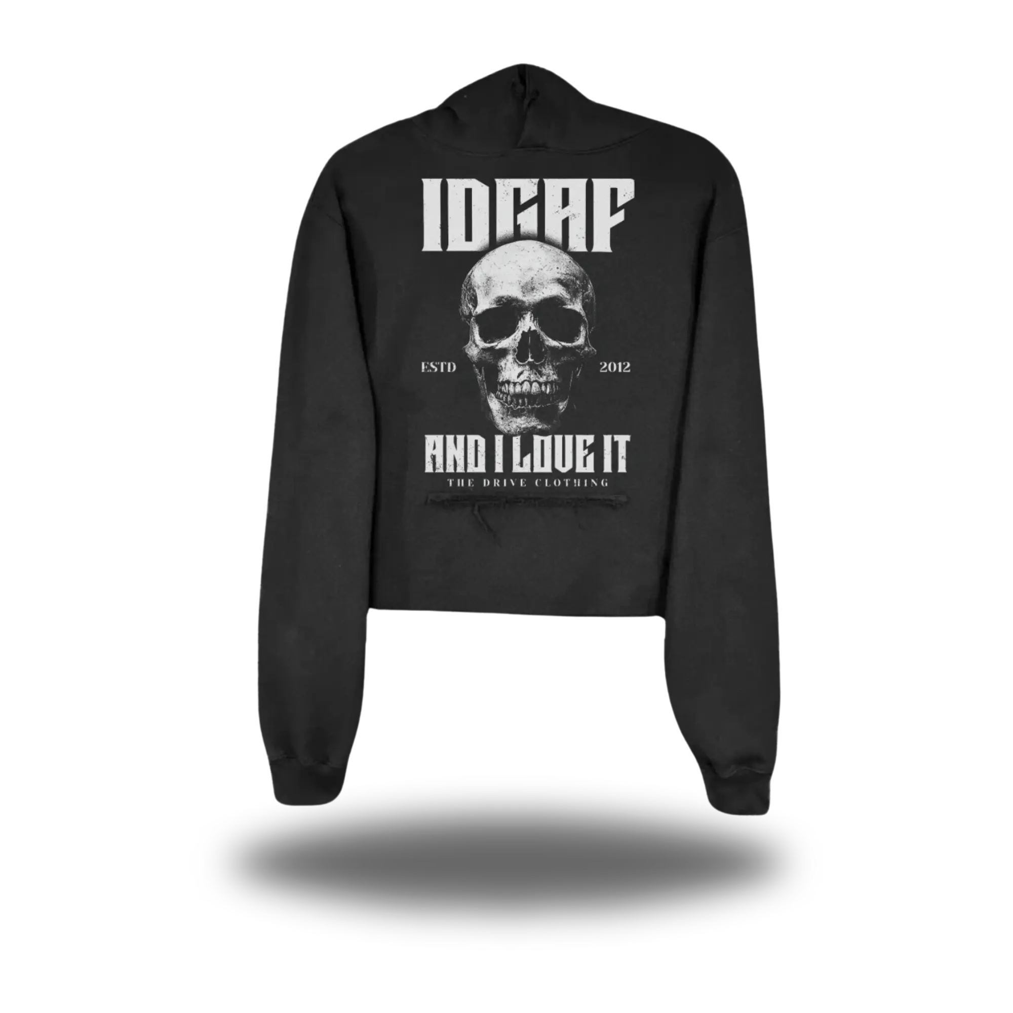IDGAF CROP HOODIE