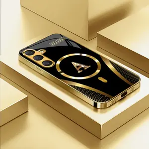 Suitable for [Galaxy S24] high-end MagSafe phone case，Features a magnetic attachment function，Choose from all 26 letters—featuring a sophisticated, minimalist design. YM99