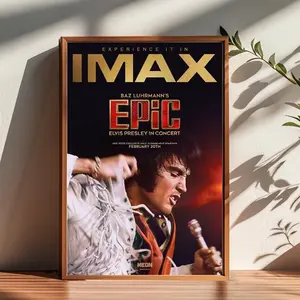 Baz Luhrmann's Elvis Presley Epic Concert Movie Poster, Wall Art Print NO FRAMED
