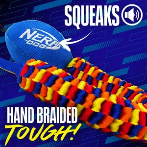 Nerf Dog Vortex Tug Toy – Tough & Colorful