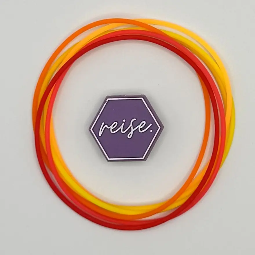 "Western Sunset" / LIMITED EDITION / Silicone Stacking Bracelets / Moments Collection Stack