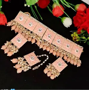 Copper and Gold Plated Necklace Set - High Quality with Elegant Design and Secure Clasp