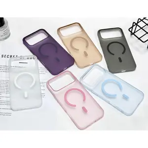 Icy Matte Phone Case, Slim Smooth Protective Cover with Strong  Alignment, Full Coverage Shock-Resistant Case for iPhone and Galaxy S Series