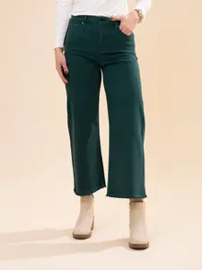 Risen Tummy Control High Rise Crop Wide Pants  | 0-3X