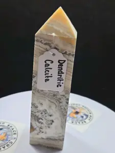 6.5 inch  Dendritic Calcite Tower