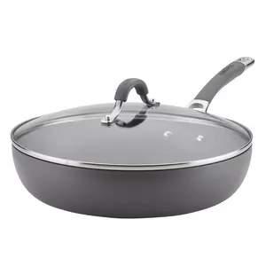 Circulon Radiance 12-in. Hard-Anodized Nonstick Deep Frypan