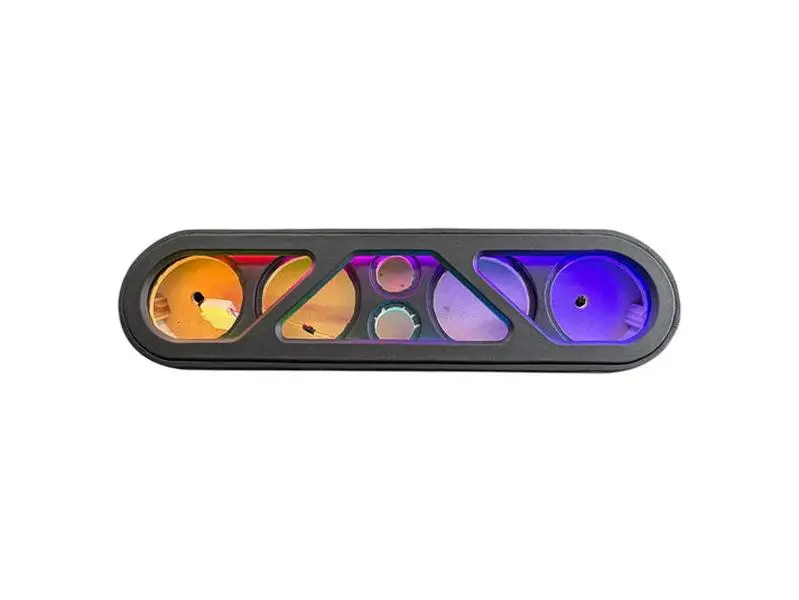 4 Speaker Rack w/ RGB LED & Beauty Panel - Vynil