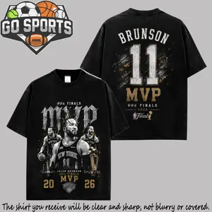 Jalen Brunson 'MVP' Finals 2026 #2 Premium 100% Cotton T-Shirt For Knicks Nation, Knicks Basketball Fans Apparel, Brunson Burner Fans Basketball Streetwear Tee, Gift For Basketball Fan Graphic Tee