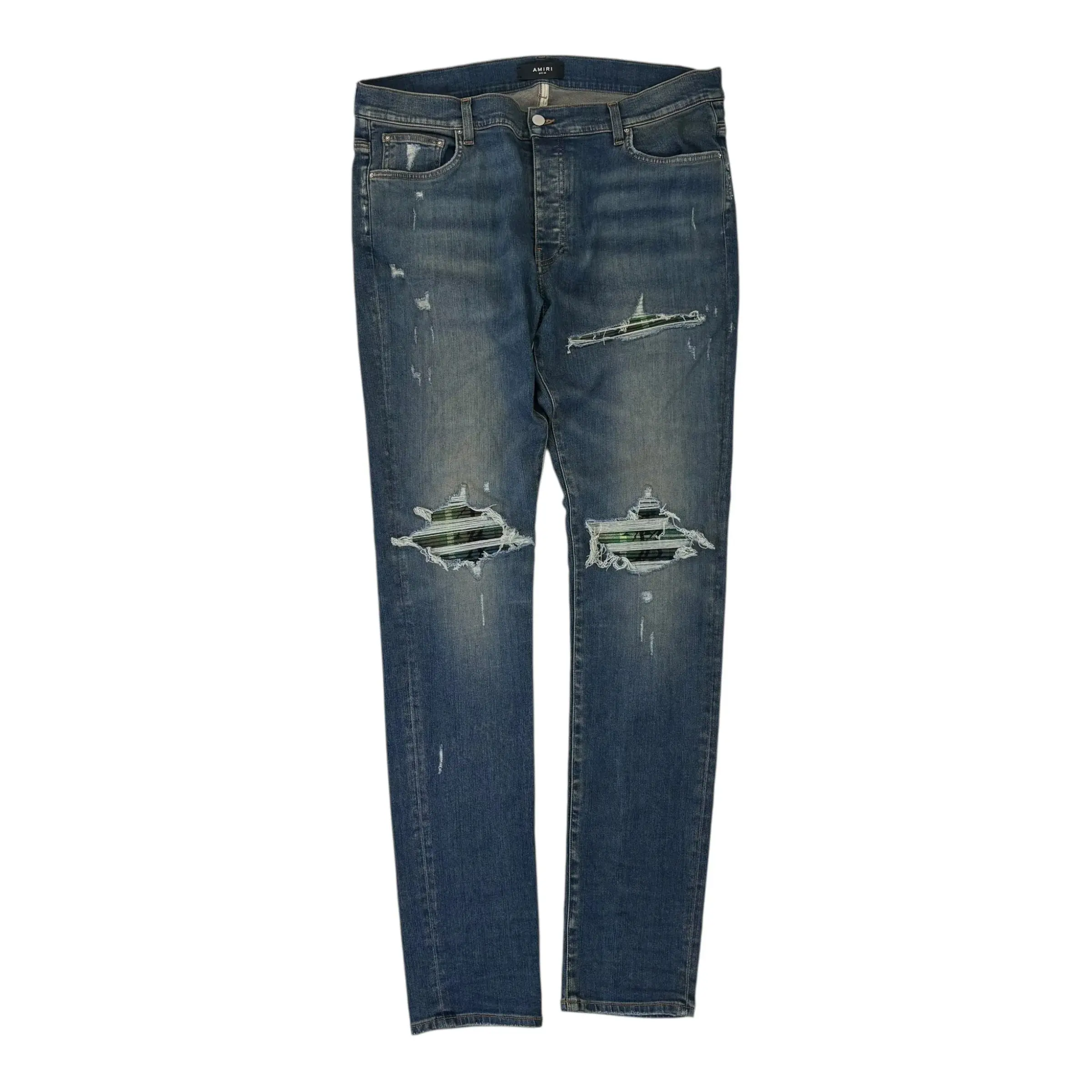 AMIRI Flannel MX1 Jeans Clay Indigo