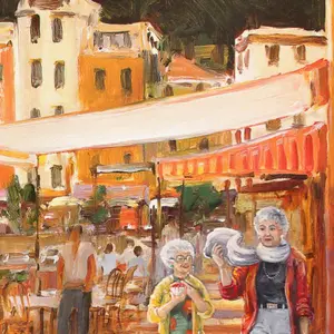 "Picture it, Sicily" - 24" x 16" High Quality Canvas Print
