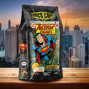 Comics On Coffee: Superman: Metropolis Mocha Coffee- specialty coffee, Natural Beverage