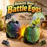 Vvinca 2-Pack Egg-Shaped Remote Control Action Dinosaur Kids Toys - Rechargeable Bumper Cars with Built-in LED Lights, Sound, Sensory Features, Gift-Ready Box Surprise for Birthdays, Screen-Free Battles Spark Real Laughs, Cool Gifts for Kids，outdoorfun