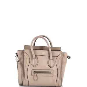 Pre-owned Celine material Messenger Bags Luggage Bag Grainy Leather Nano by Rebag