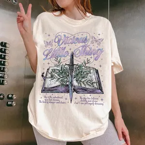 Vicious Little Thing Powerless Comfort Colors Shirt, Powerless Bookish Shirt, Kai Azer Paedyn Gray Fan Shirt, Fantasy Bookish Gifts