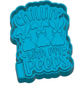 Chillin With My Peeps Freshie Mold & 3D Printed Mold Housing Option