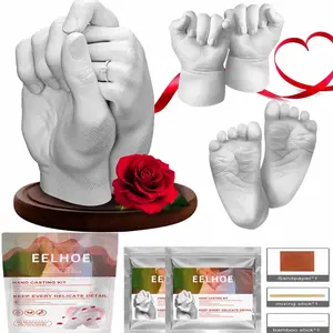 2024 Premium Keepsake Hands Casting Kit - Large DIY Plaster Ic, Ideal for Crafting and Personalization