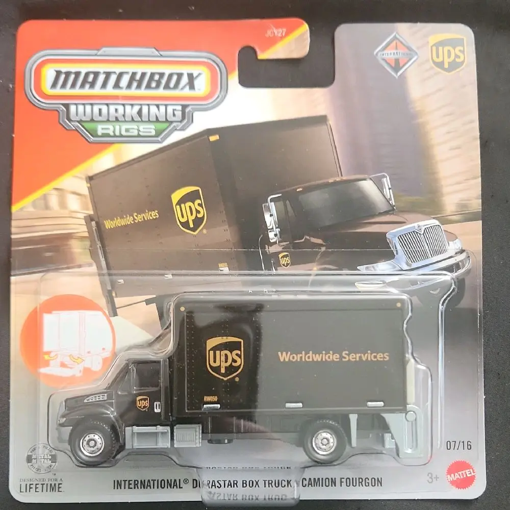 matchbox working rigs ups box truck