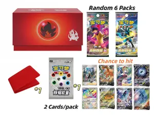 Pokemon TCG S-Chinese Brilliant Energy Gift Box "Fire Energy "  Sealed With Shrink
