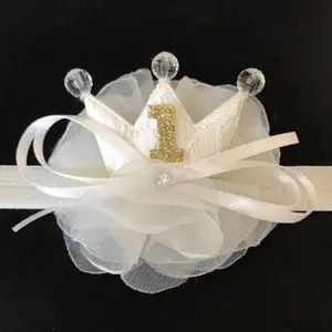 Crown headband,personalized headband,1st birthday hat,girl cake smash hat,baby shower gift,first birthday crown headband,birthday party hat