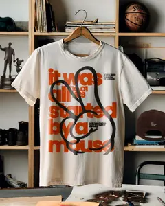 The Start Tee, It Was All Started By A Mouse T-shirt, Epcot Tee, Magic Kingdom Vacation T-shirt, Unisex T-shirt, Daily wear