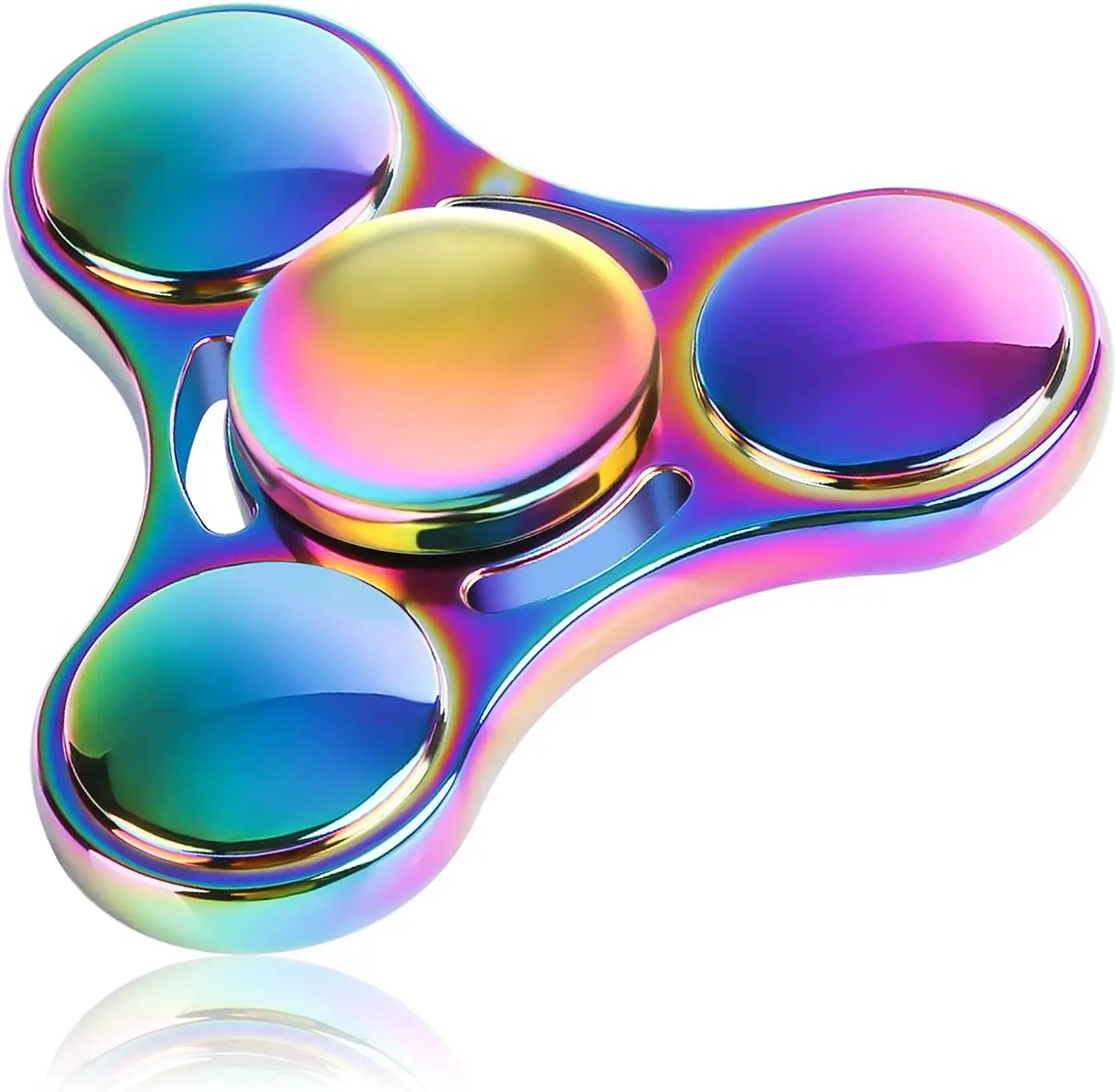 Unisex Metal Fidget Spinner Toy - Durable Precision Build, Stainless Steel Bearing, High-Speed Spinning, 1+ Age Focus Aid, EDC Stress Relief Tool, Anxiety Relief Fidgets