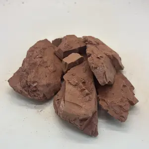 Edible Clay Chunks, Narat Red Lumps | 200g(7oz) & Zero Additives, Cosmetic Quality, Mild Adhesion After Wetting