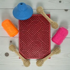 Small Dog Toy Bundle - 7 Piece Enrichment Set | Slow Feeders & Lick Mats | SodaPup
