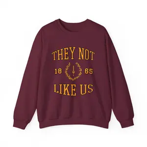 They Not Like Us 1865 Sweatshirt - Soulaan Emblem - Black Excellence Streetwear