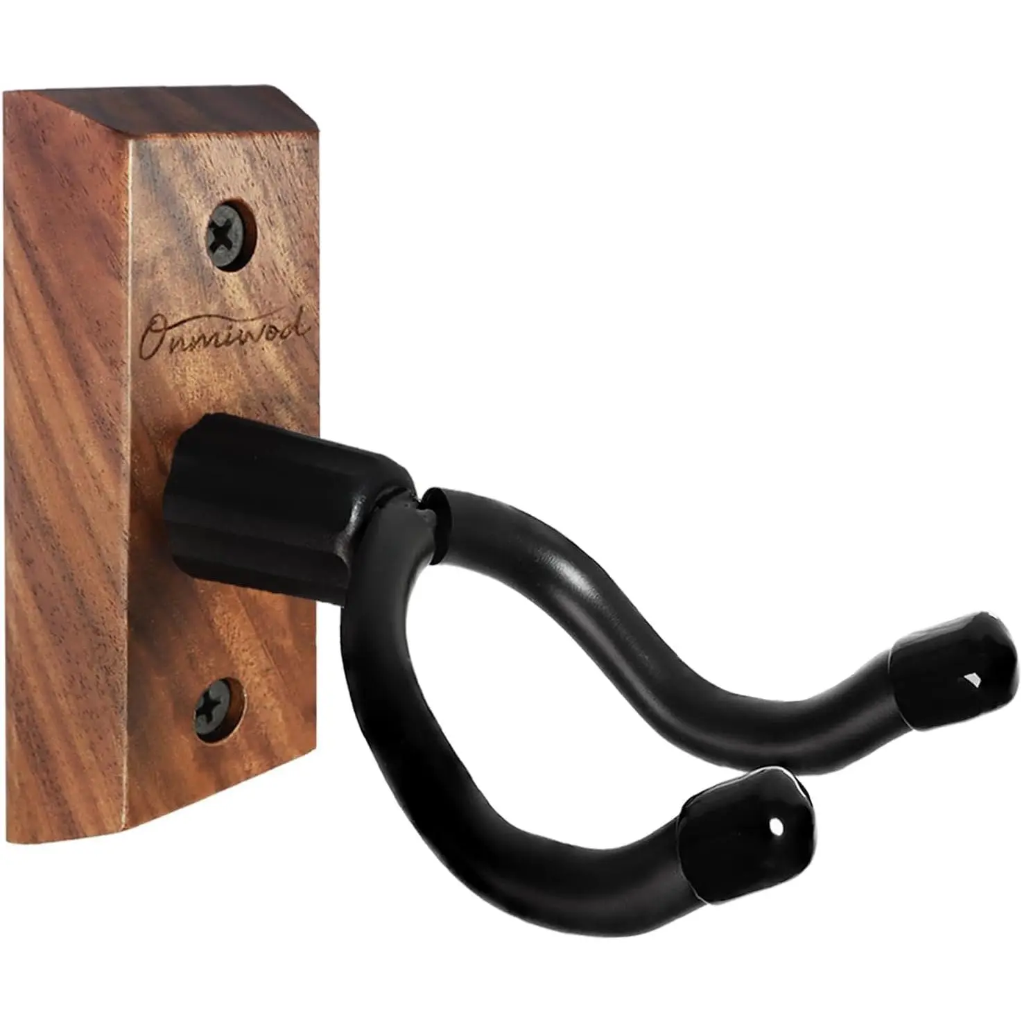 Ukulele Wall Mount Hanger, Black Walnut  U-Shaped Ukulele Holder Hanger, Ukulele Wall Mount Hook for Ukulele Banjo Mandolin Concert Pineapple Soprano Tenor and Baritone